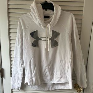 Under armour white fleece hoodie